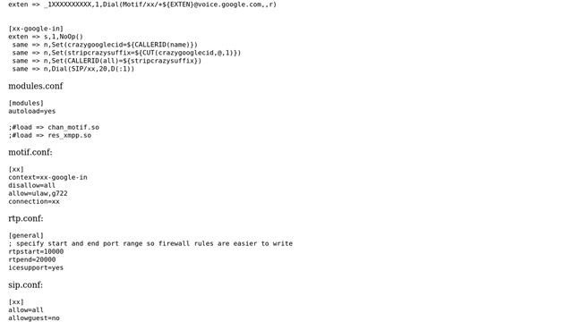 Unix & Linux: Unable to make calls with asterisk and google voice смотреть онлайн