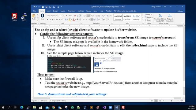 Validate the Ftp and Telnet Services and edit a webpage on Fedora-26 Linux смотреть онлайн