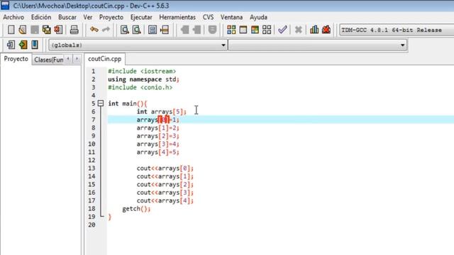 C++ Programming Course 6.- Arrays смотреть онлайн