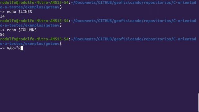 C orientado a testes #77 - Como obter o valor de uma variável de ambiente do shell em C смотреть онлайн