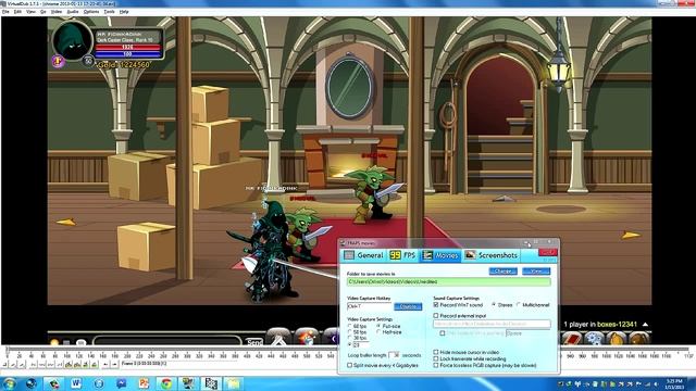 How to Record AQW Free in HD {W/ Fraps and VirtualDub} смотреть онлайн