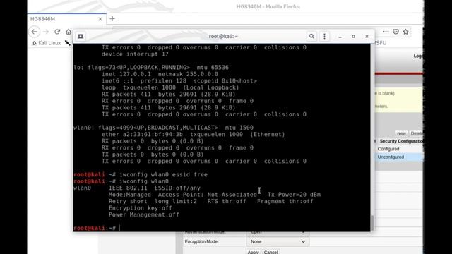2 Hacking Network Connect with wifi through terminal1 смотреть онлайн