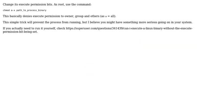 Unix & Linux: How to keep a process from running? (2 Solutions!!) смотреть онлайн