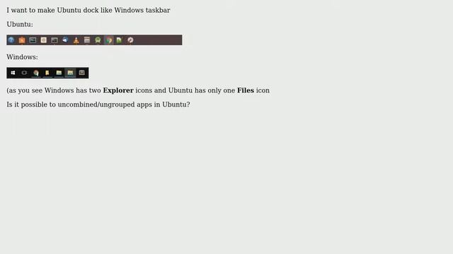 Ubuntu: Ubuntu 18 - how to ungroup apps in dock? (2 Solutions!!) смотреть онлайн
