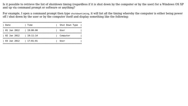 Unix & Linux: How to retrieve the list of computer shutdown timing for Windows OS? смотреть онлайн