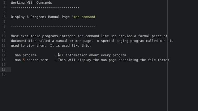 Linux Command : man смотреть онлайн