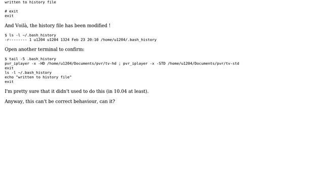 Ubuntu: "sudo bash" ignoring read-only permission of .bash_history file (2 Solutions!!) смотреть онлайн