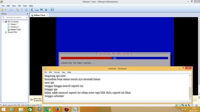 Cara Install debian 7 смотреть онлайн
