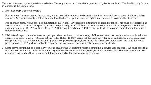 Unix & Linux: Questions about nmap (3 Solutions!!) смотреть онлайн
