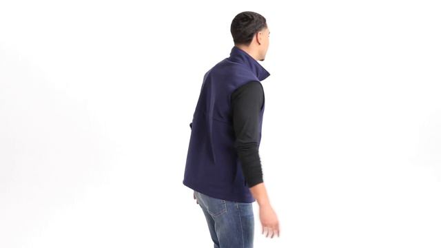 Sport-Tek Mens Water Resistant Full Zip Soft Shell Vest ST981 смотреть онлайн