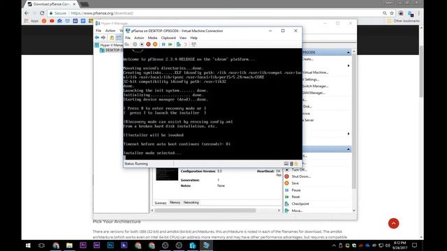 Installing pfSense смотреть онлайн