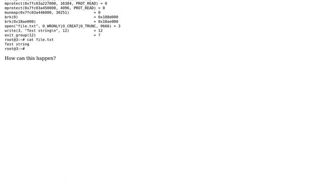 Unix & Linux: write() system call ignores file permissions смотреть онлайн