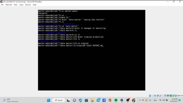 UTS_SISTEM OPERASI "Membuat VM baru pada VirtualBox menggunakan OS Ubuntu Server 22" смотреть онлайн