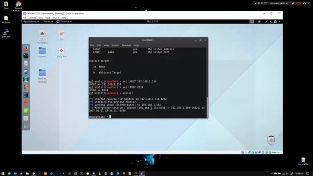Kali Linux Shellter EXE - May 2017 смотреть онлайн