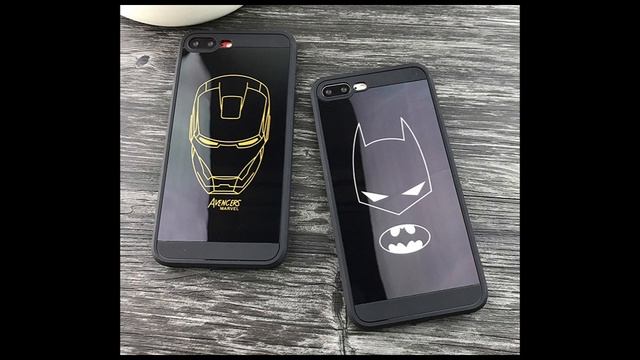 iPhone 6S Plus Case Cute Batman Ironman 8 plus 7 6s X Cover смотреть онлайн