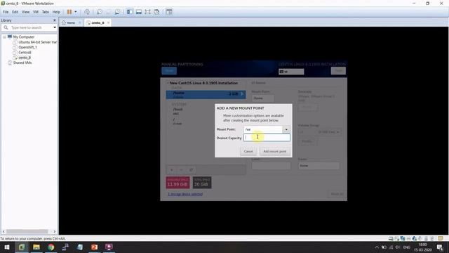 Steps to Installing Linux Centos 8 / RHEL 8 - Chapter 3/20 смотреть онлайн