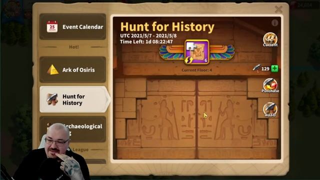 Hunt for History and Holy Knight's Treasure + forging after let's go - Rise of Kingdoms смотреть онлайн