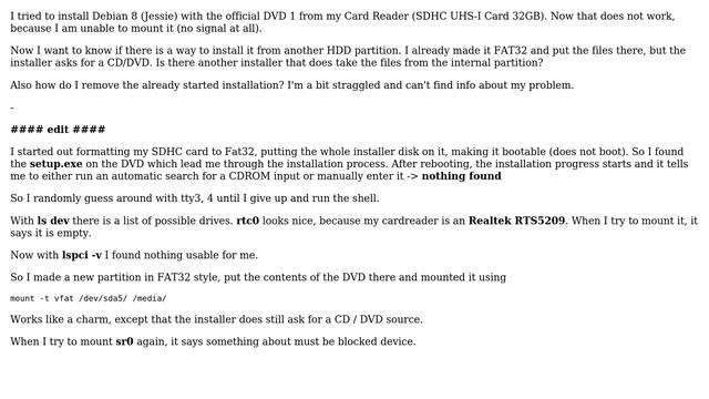 Unix & Linux: Installing Debian 8 (Jessie) from HDD Partition смотреть онлайн