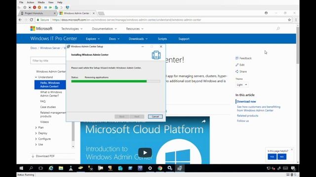 Upgrading Project Honolulu to Windows Admin Center смотреть онлайн