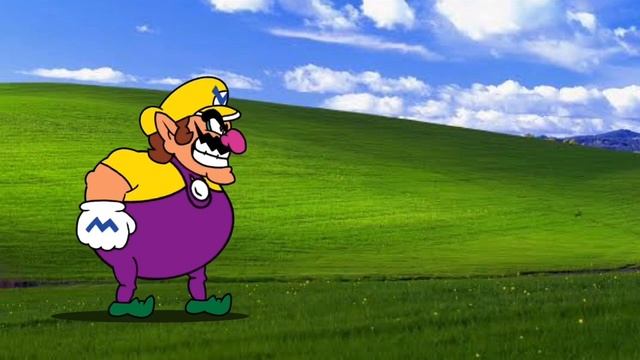 Wario dies from eating too many hamburgers on Windows XP background.mp4 (animated) смотреть онлайн