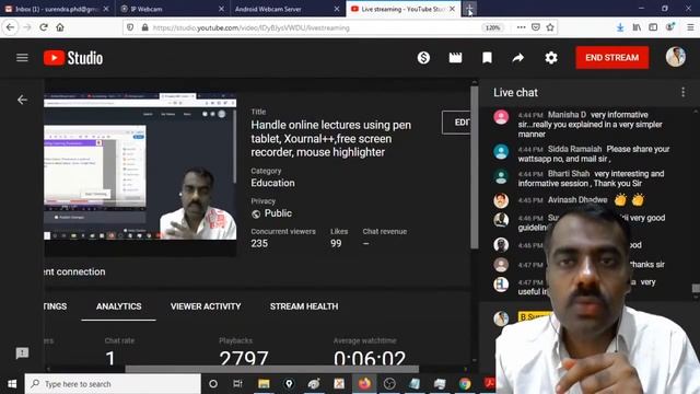 Handle online lectures using pen tablet, Xournal++,free screen recorder, mouse highlighter смотреть онлайн