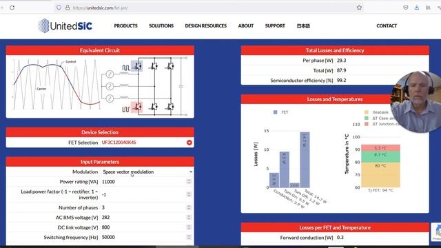 FET-Jet Calculator v2.0 Two-Level Voltage Source Inverter Options смотреть онлайн