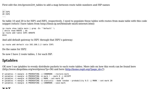 Load balancing & NAT-ing multiple ISP connections on Linux (2 Solutions!!) смотреть онлайн