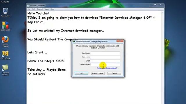 How To Download "Internet Download Manager 6.07" + Key + Instruction's - 100% Work. смотреть онлайн
