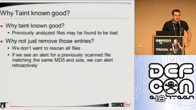 DEFCON 18: Open Source Framework for Advanced Intrusion Detection Solutions 2/4 смотреть онлайн