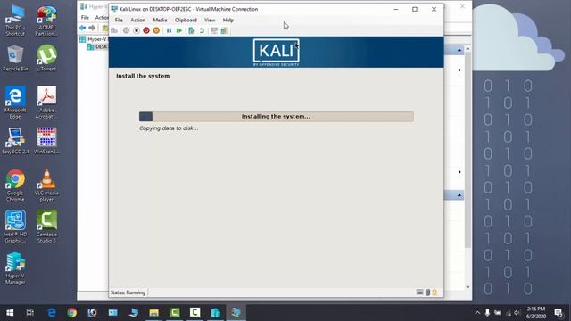How to Install Kali Linux in Hyper-V step by step 100% смотреть онлайн
