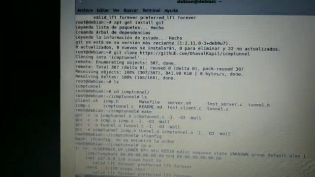 ICMP TUNNEL, INSTALACIÓN CON DEBIAN Y KALI LINUX, PROYECTO FINAL смотреть онлайн