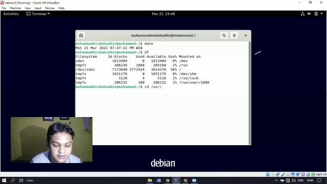 DEMO!!! Cara Menggunakan Shell & Navigasi Debian Linux смотреть онлайн