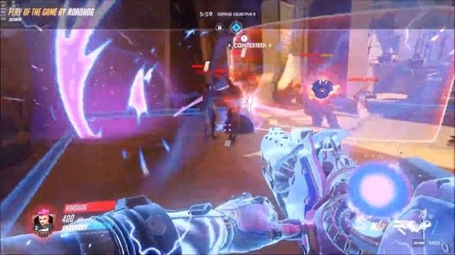 Overwatch - Zarya POTG смотреть онлайн