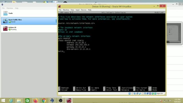 Tutorial Konfigurasi Ip Debian 10 смотреть онлайн