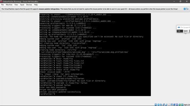 Setting FTP Server Debian 8 смотреть онлайн