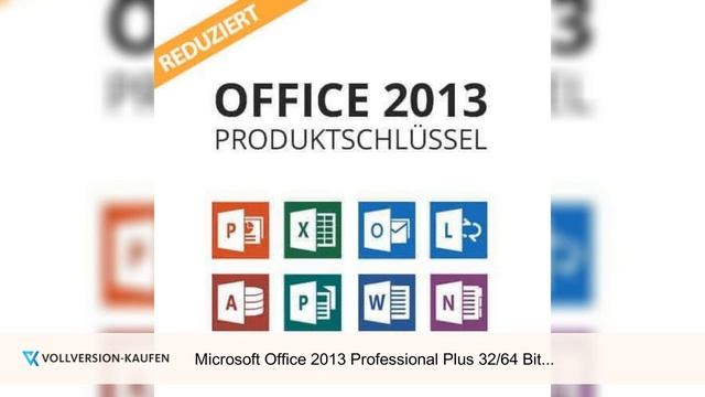 Microsoft Office 2013 Professional Plus 32/64 Bit - Produktschlüssel (Key) смотреть онлайн