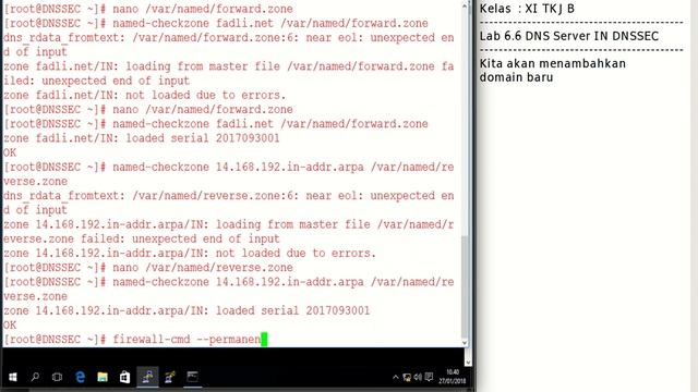 Lab 6.6 DNS Server In DNSSEC смотреть онлайн