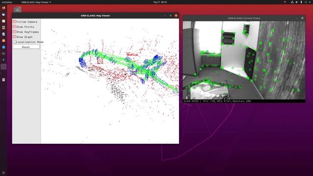ORB SLAM ubutu 20.04 OPENCV 4.X.X смотреть онлайн