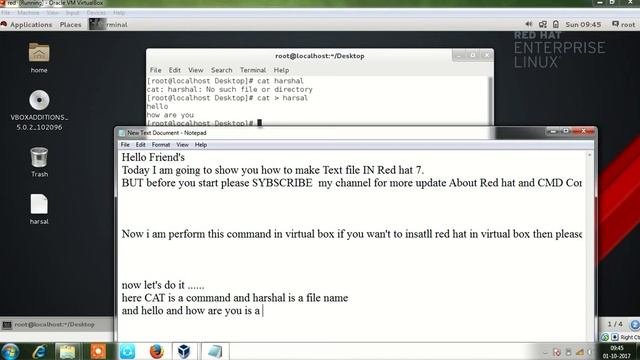 How to create file in rhel 7 смотреть онлайн