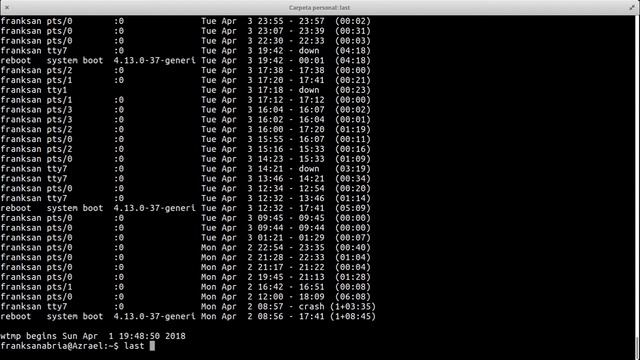 #LinuxTip 18: Último Reinicio y Apagado de un Linux смотреть онлайн