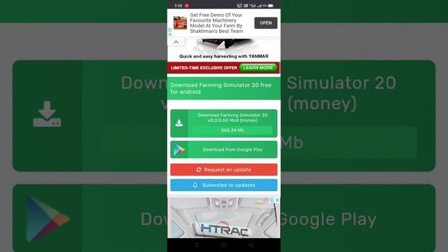 How to download fs 20 for free android only 100% work it смотреть онлайн