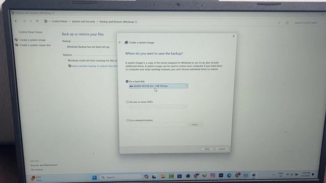 How to backup laptop to external hard drive windows 11 смотреть онлайн
