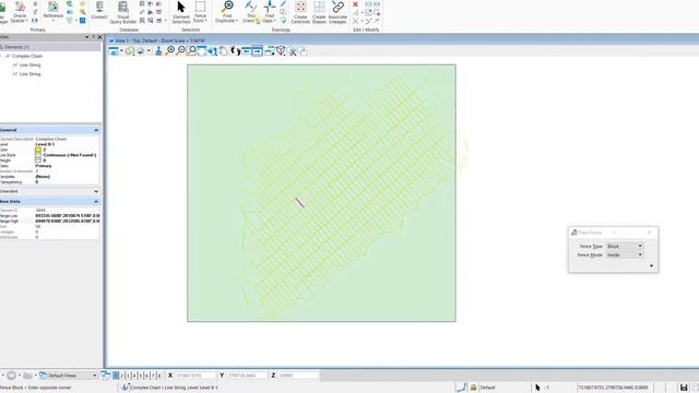 Complex shape from Lines in Bentley Map смотреть онлайн