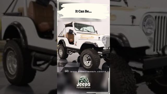 Rare Find Alert! 🚙 1978 Jeep CJ5 Renegade Levi Edition | Only 57,142 Miles! 🔍