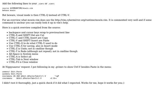 How to make cut/copy/paste in GVim on Ubuntu work with Ctrl+X,Ctrl+C,Ctrl+V? (4 Solutions!!) смотреть онлайн