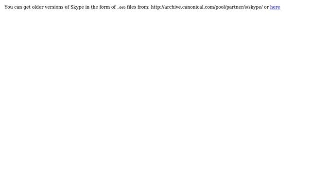 Ubuntu: How to install older skype version? (3 Solutions!!) смотреть онлайн