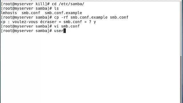 SAMBA Partager un dossier avec authentification sous centos смотреть онлайн