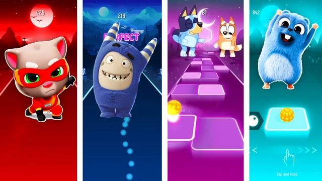 Talking Tom VS Oddbods VS Bluey VS Crizzy & The Lemmings|HYPE Music Heroes смотреть онлайн