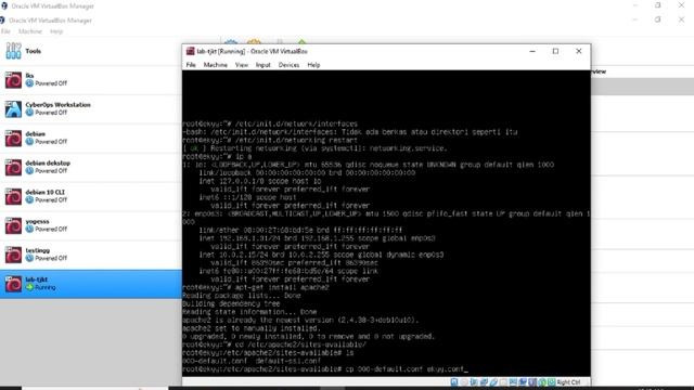 Tutorial Membuat Hosting di Debian 10 Linux ( Virtual Box ) смотреть онлайн