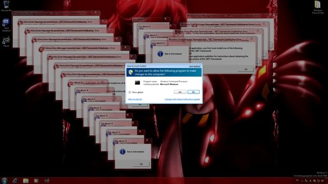 Windows 7 Build 7000 Crazy Error (W.I.P) + Aero Test смотреть онлайн